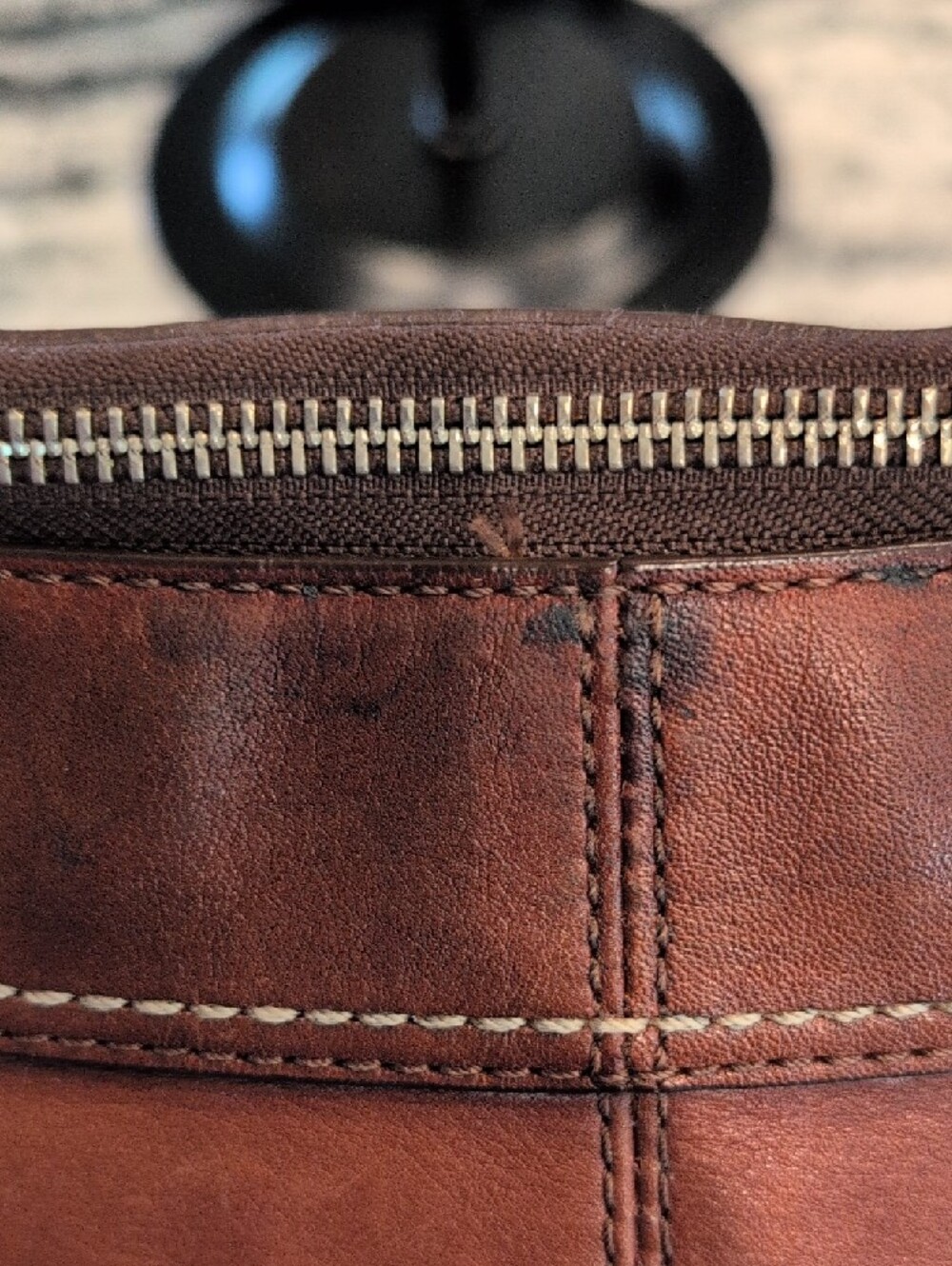 Coach Soho Pleated Brown Burnished Glove-Tanned Leather Hobo Shoulder Bag - Picture 10 of 12